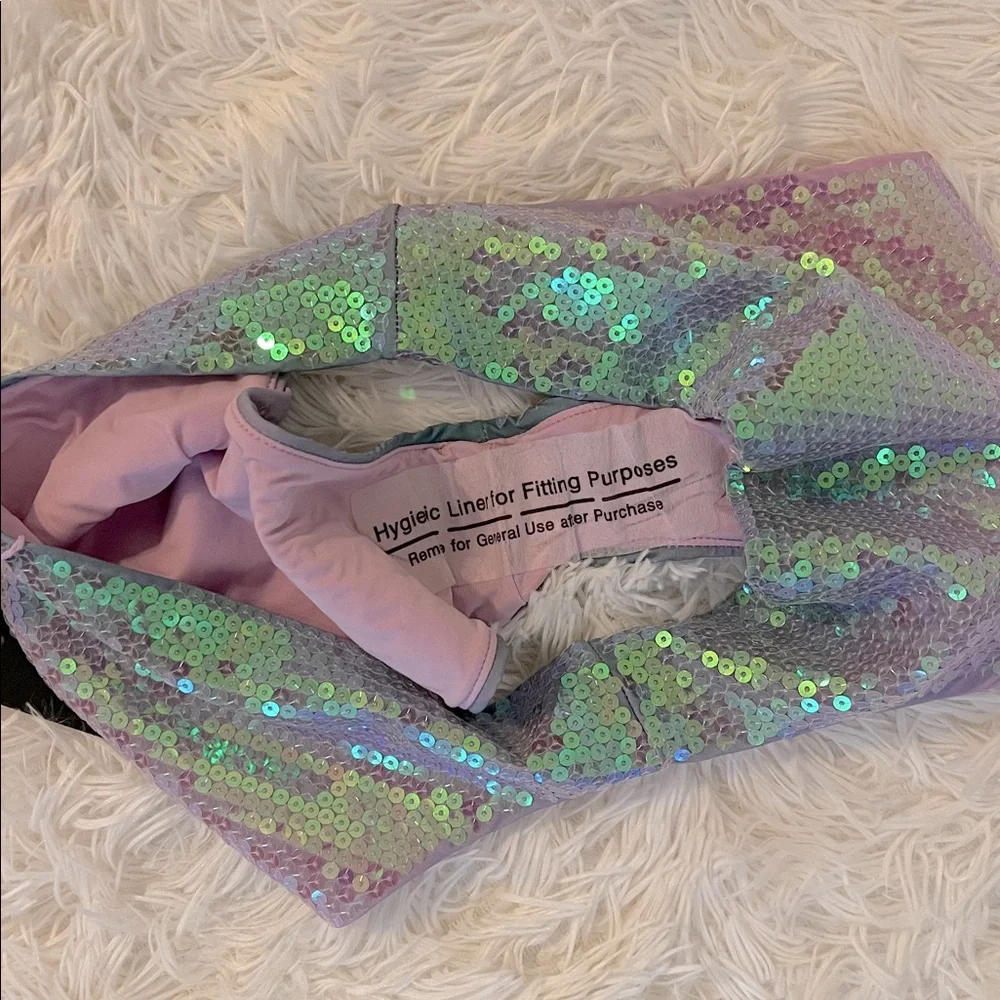 DANNIJO Gianni Bini Multicolor Sequin Bikini Bottom Size Medium NWT - Picture 6 of 8